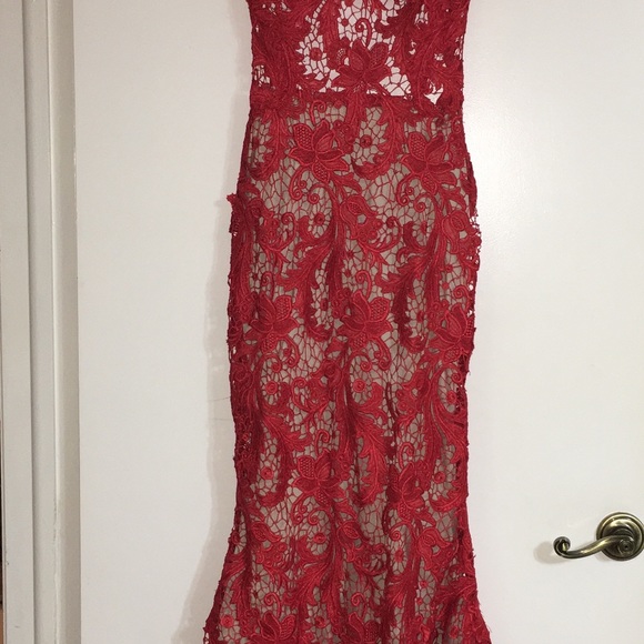 Beautiful Red Prom Dress - Picture 5 of 5